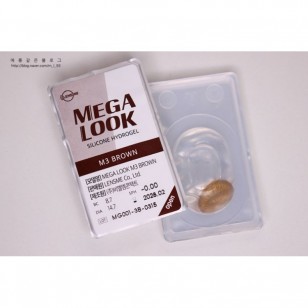 LENSME Mega Look M3 BROWN(月拋)